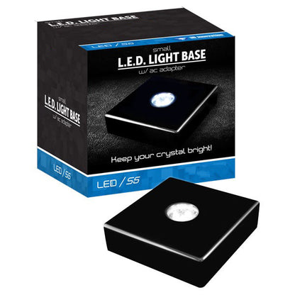 Small LED Wood Light Base